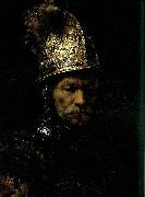 REMBRANDT Harmenszoon van Rijn Man in a Golden helmet, Berlin Spain oil painting artist